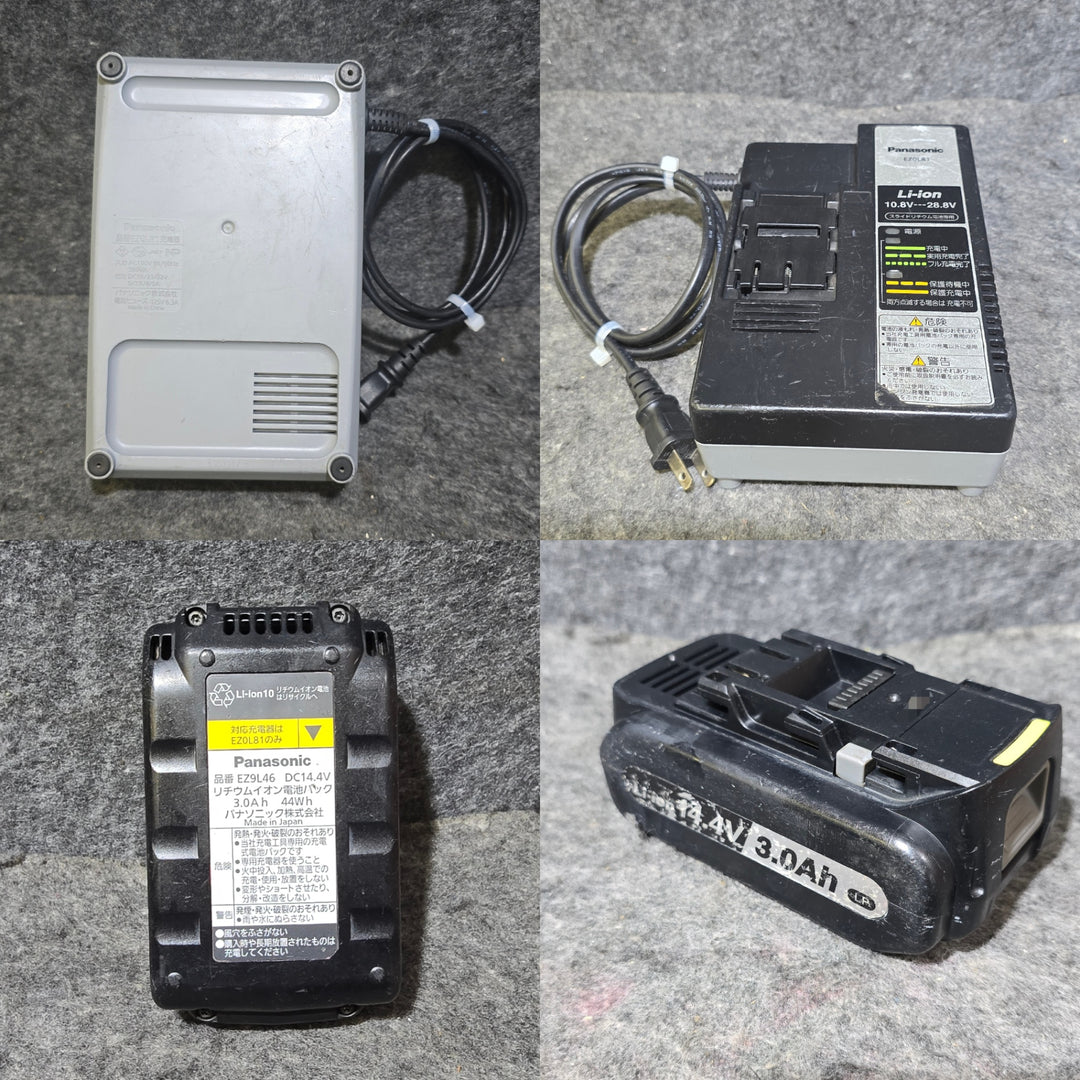 【中古品・バッテリ、充電器付き!】パナソニック(Panasonic) コードレスジグソー EZ4541LN1S-B(黒)【桶川店】