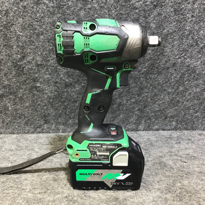【中古品】ハイコーキ(HIKOKI ※旧:日立工機) コードレスインパクトレンチ WR18DBDL2 バッテリ付き!【桶川店】
