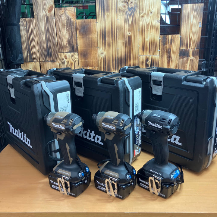 マキタ makita 充電式インパクトドライバ TD173DGXAB 2台 TD173DRGXB 1台 計3台セット 【越谷店】
