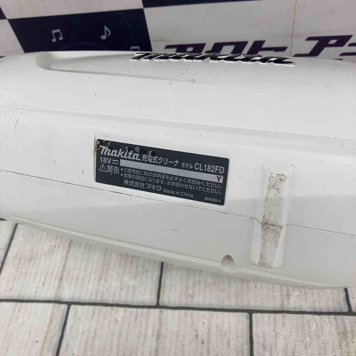 ☆マキタ(makita) コードレスクリーナ 18V CL182FDZW【所沢店】