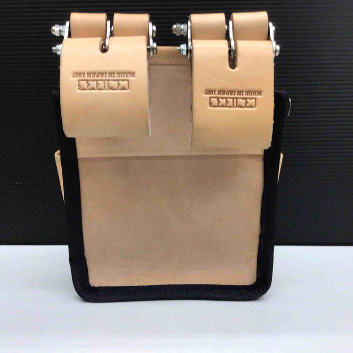 【美品】ニックス	総ヌメ革使用3段腰袋チェーンタイプ	KNB-301DDX【戸田店】