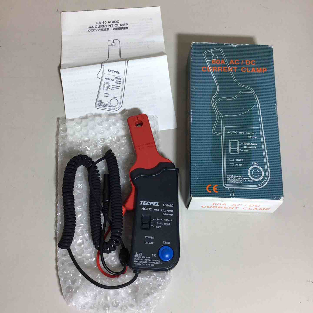 【美品】 クランプ電流計 RoHS 60A AC/DC CURRENT CLAMP 【戸田店】