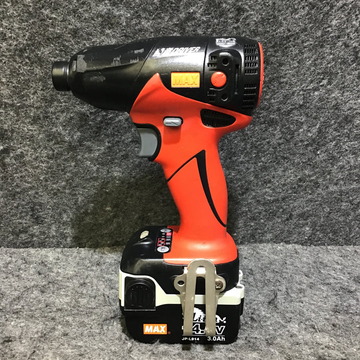 【中古品・バッテリ付き!】マックス(MAX) コードレス静音インパクトドライバー PJ-SD101【桶川店】