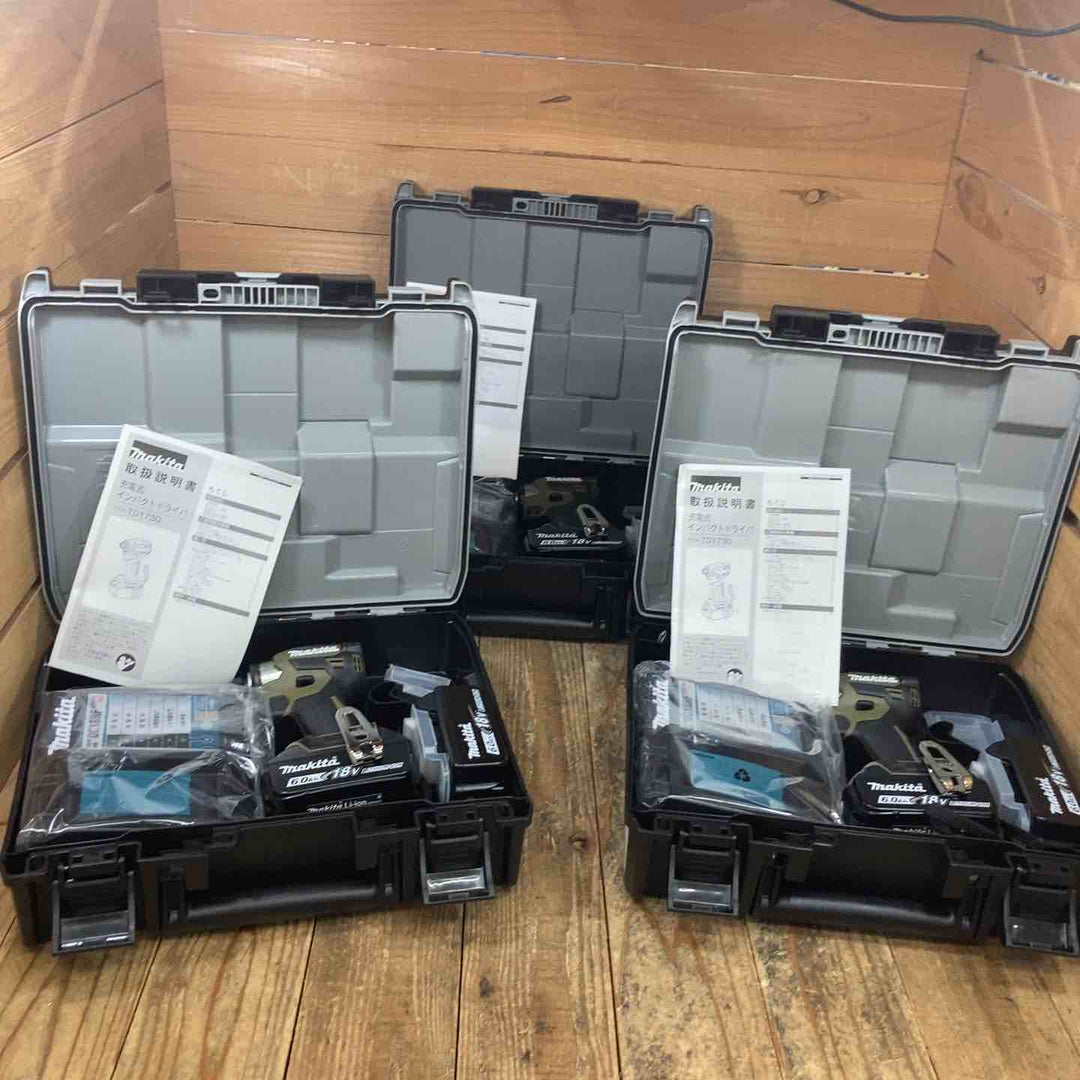 マキタ(makita) コードレスインパクトドライバー TD173DRGXO 3台セット【所沢店】