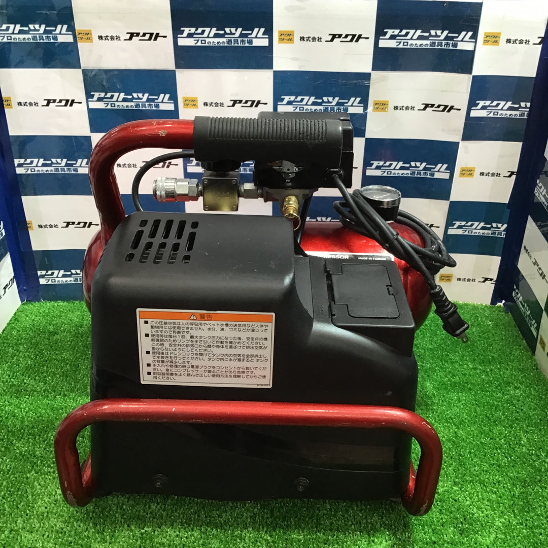 〇藤原産業 (SK11) オイルレス エアーコンプレッサー SR-045 タンク容量 4L SR-L04SPT-01【草加店】