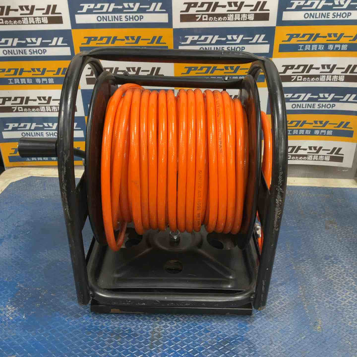 十川産業 コンパクトエアーリール 内径7mm 外径10mm 30M付【草加店】