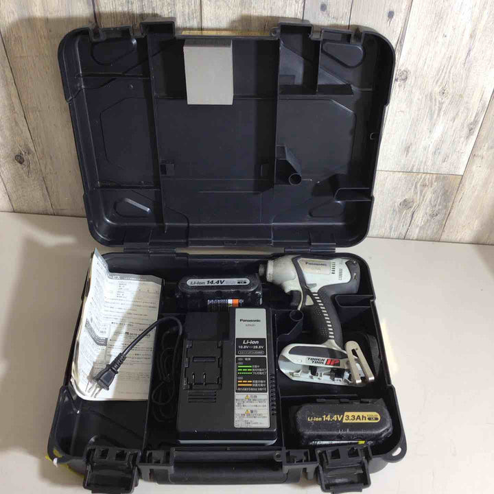 【中古品】◇パナソニック コードレスインパクトドライバ EZ7544LN2S-B 付属バッテリーLNとLR【戸田店】