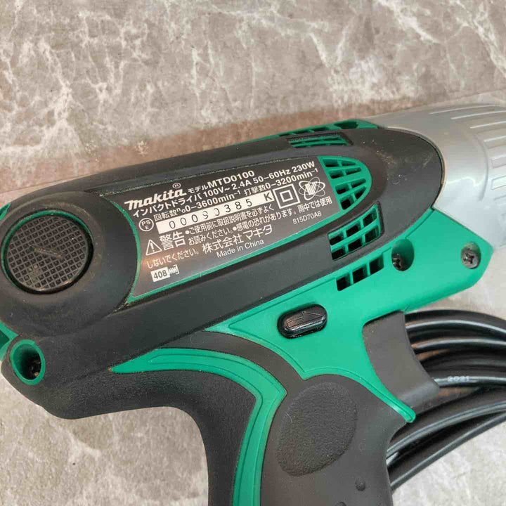 ☆マキタ(makita) インパクトドライバ MTD0100【八潮店】