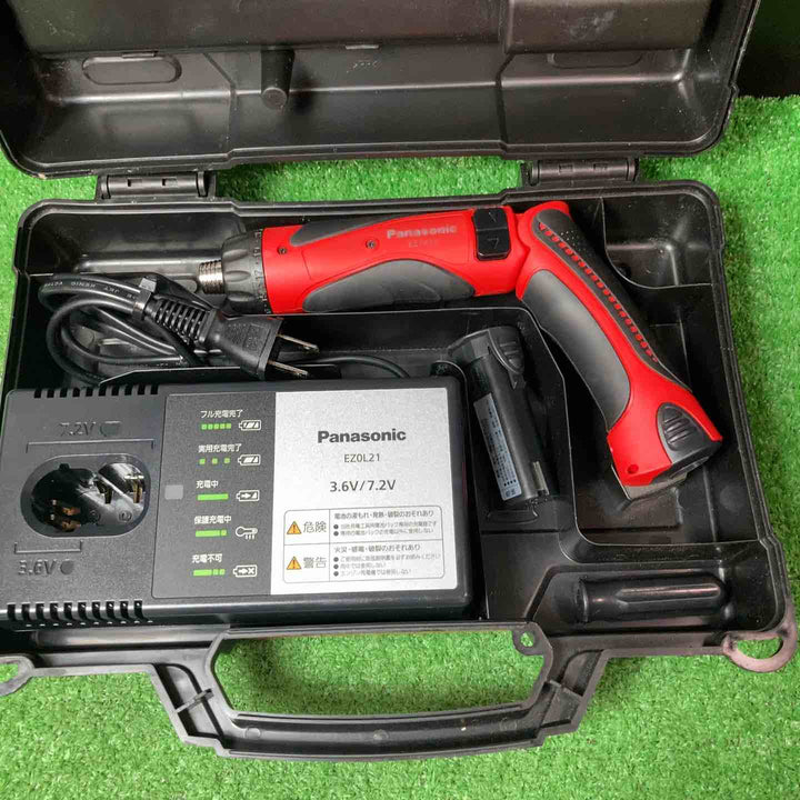 【中古品】◇パナソニック(Panasonic) コードレスドリルドライバー  EZ7410LA2SR1【岩槻店】