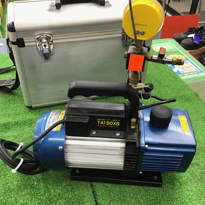 〇タスコ(TASCO) 逆流防止弁付超軽量小型真空ポンプ TA150XB TA142BGゲージ付き! 【桶川店】