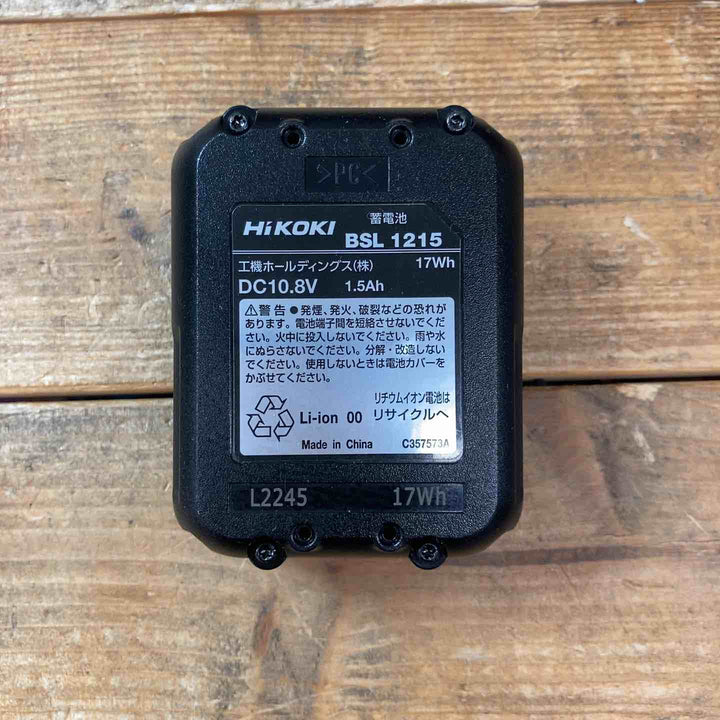 【中古美品】  ハイコーキ(HIKOKI ※旧:日立工機)  コードレスクリーナー R12DA (NN)  【東大和店】