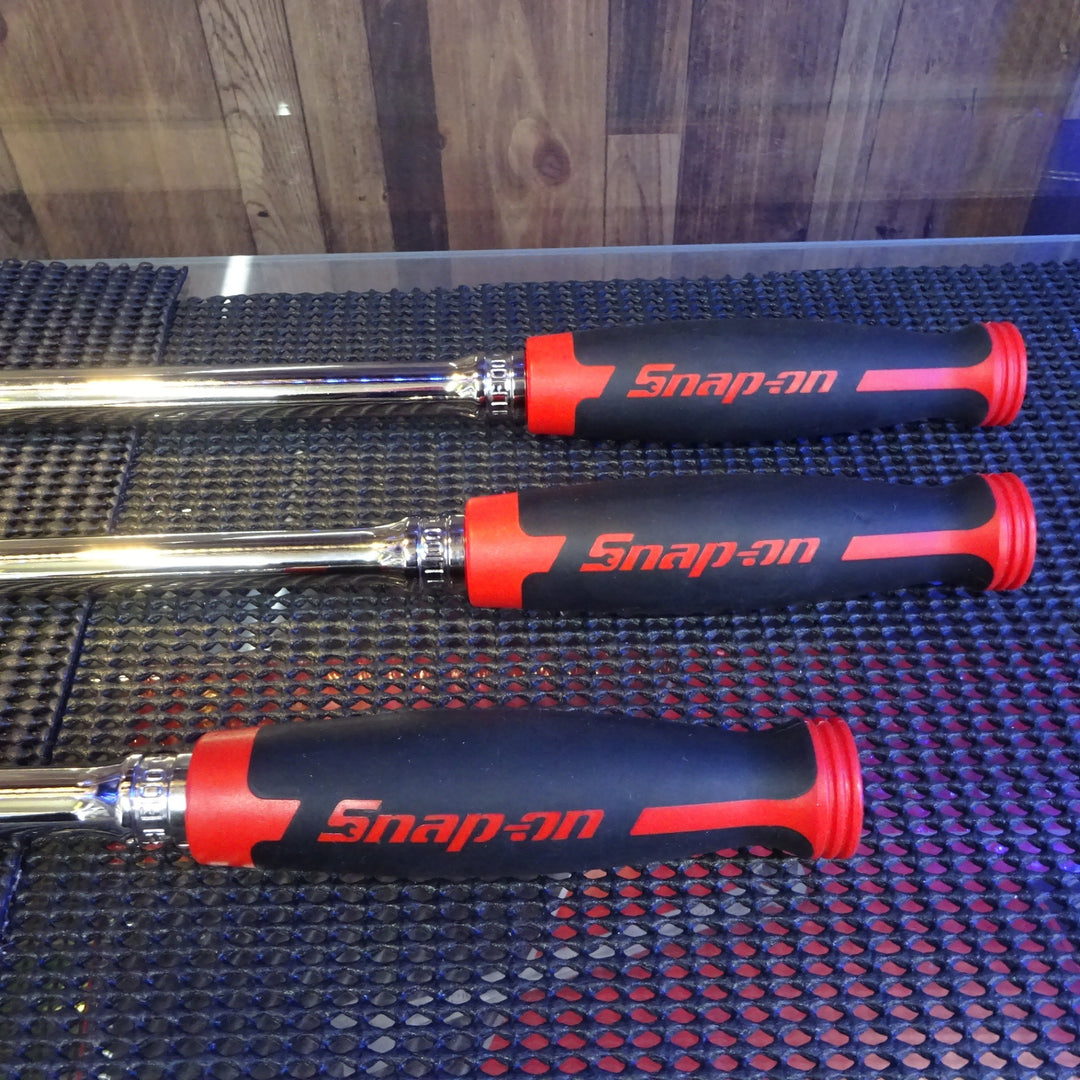 ★初回ロット限定 旧ロゴ仕様★ スナップオン/Snap-on 3/8sq 新型ラチェットハンドル 3点セット FHLL100/FHLLF100/FHLF100【岩槻店】