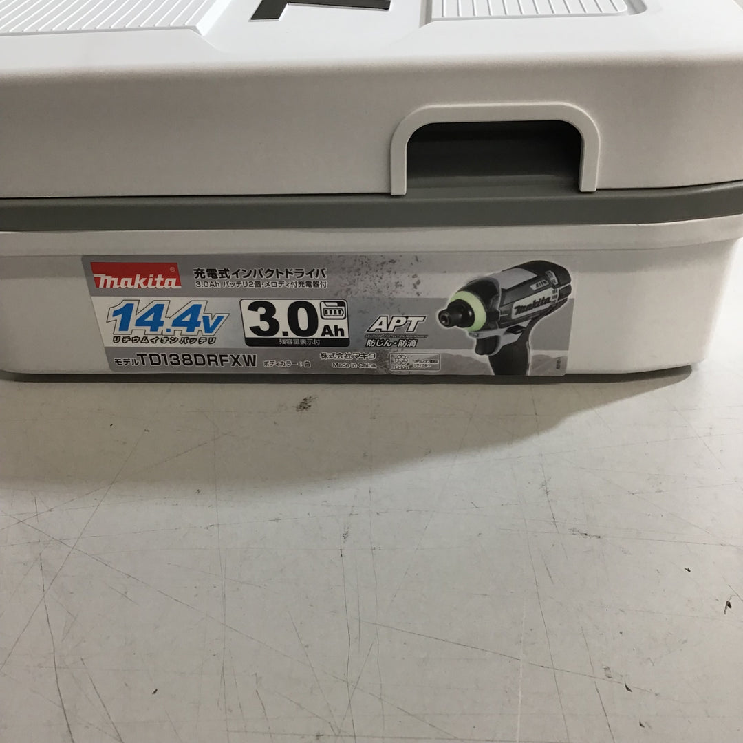 ★マキタ(makita) コードレスインパクトドライバー TD138DRFXW【戸田店】