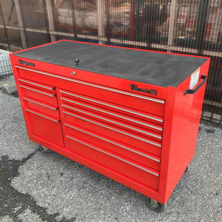 【店頭受取り限定】スナップオン(Snap-on) キャビネット ロールキャブ  KRA2411PBO ダブルバンク クラシックシリーズ 鍵1つ付き 引き出し11段【草加店】