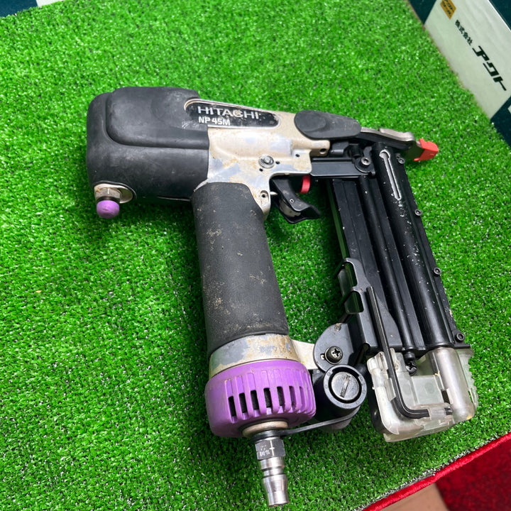 ★ハイコーキ(HIKOKI ※旧:日立工機) 常圧ピンネイラ NP45M ボタン破損【草加店】