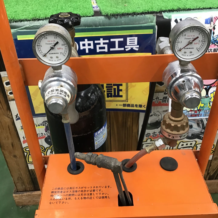 【店頭受取り限定】カミマル KS運搬車 KSコンシャン型 小型溶接 ガス溶接 溶断 ボンベあり 動作未確認【桶川店】