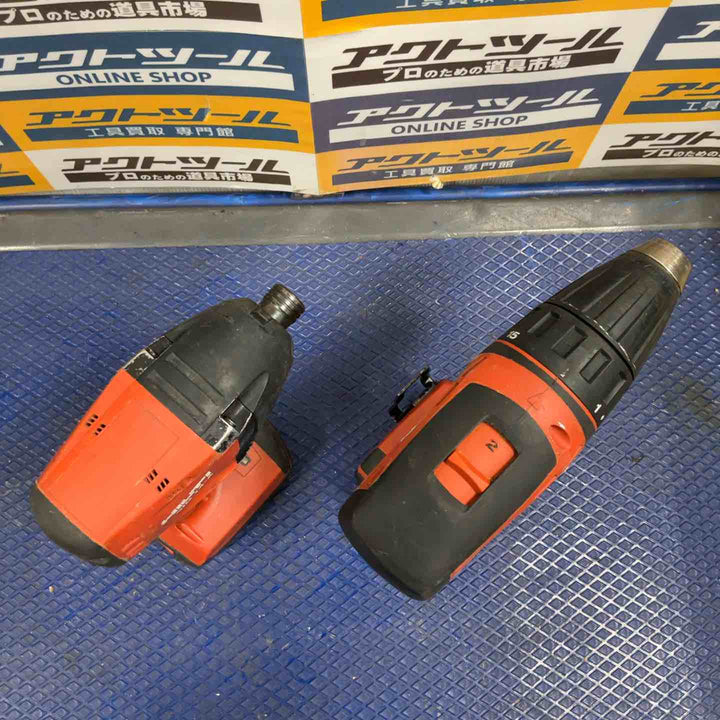 HILTI ヒルティ インパクトドライバー・ドリルドライバセット SID14-A、SFH14-A【草加店】