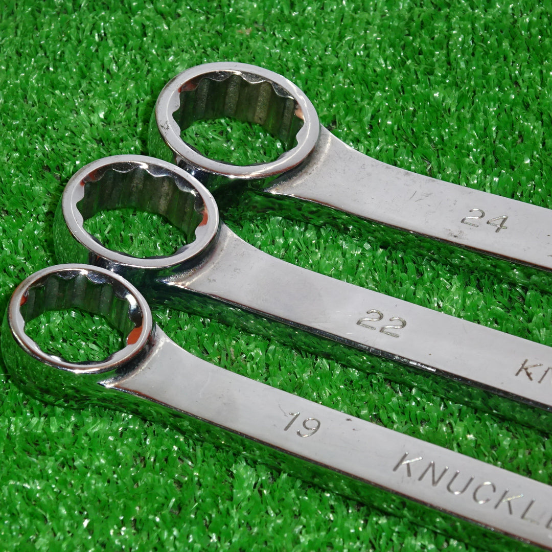 マックツール/MACTOOLS ナックルセーバー コンビネーションレンチ8本セット 10mm~24mm【岩槻店】