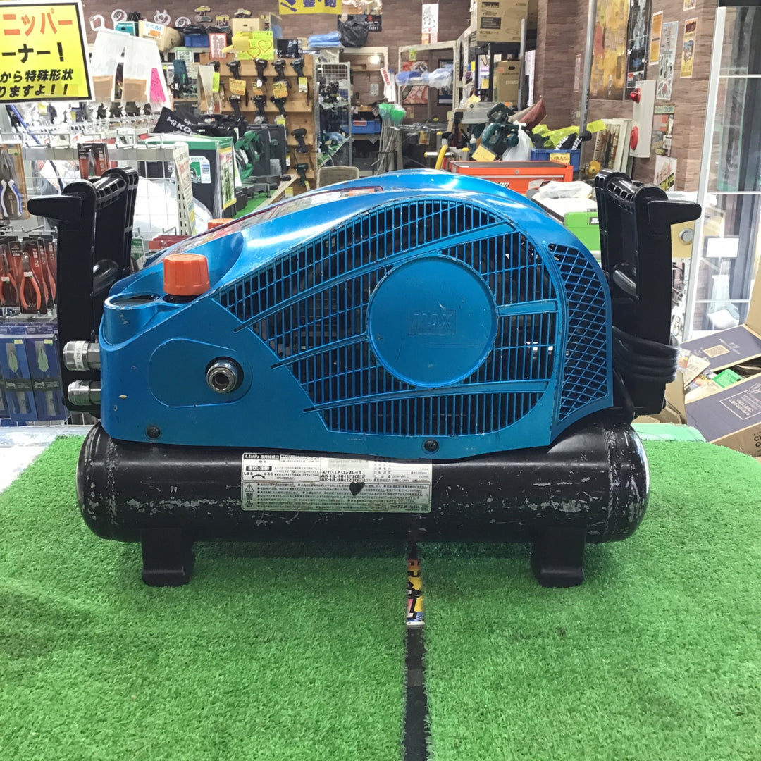 【中古・限定色】 マックス MAX 高圧専用 エアコンプレッサー AK-HH1270E2 ガイアブルー 【桶川店】