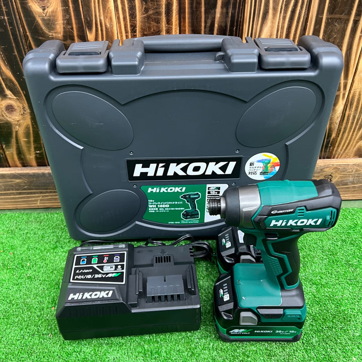 〇ハイコーキ(HiKOKI) コードレスインパクトドライバー WH18DD(2XCZ) 18V【桶川店】