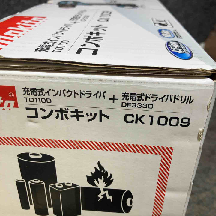 ◇マキタ コンボキット CK1009 インパクトドライバーTD110+ドライバドリルDF333セット【桶川店】