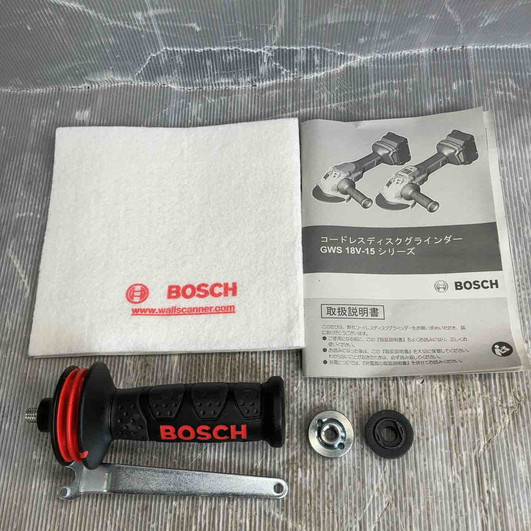 ボッシュ(BOSCH) 18V コードレスディスクグラインダー(本体のみ・キャリングケース付) GWS18V-15C4H【草加店】