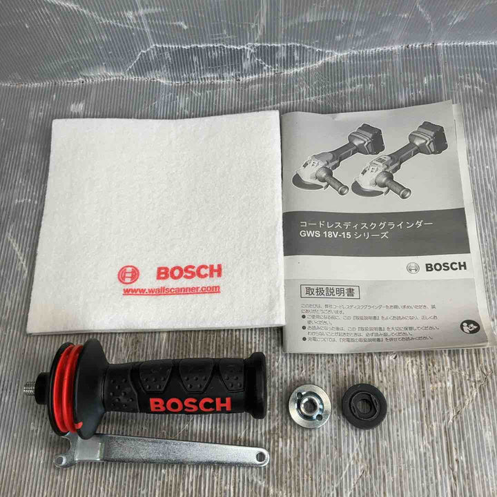 ボッシュ(BOSCH) 18V コードレスディスクグラインダー(本体のみ・キャリングケース付) GWS18V-15C4H【草加店】
