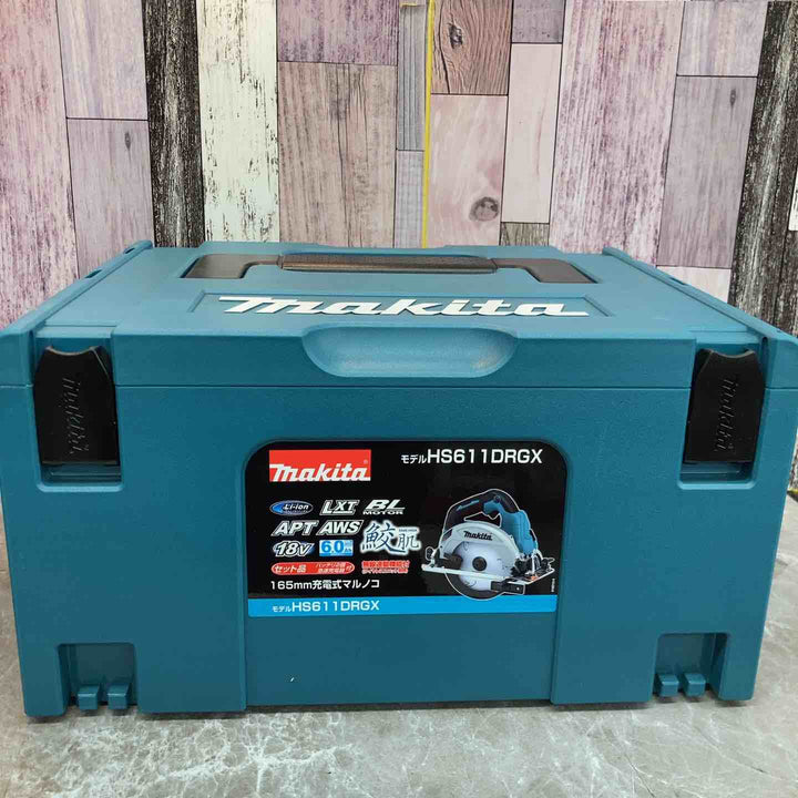 ★マキタ(makita) 18V コードレス丸のこ HS611DRGX バッテリー2個・充電器つき【八潮店】