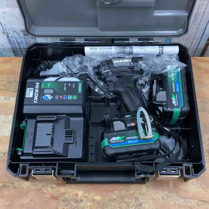 ▼ハイコーキ(HIKOKI ※旧:日立工機) コードレスインパクトドライバ  WH36DD(2XHBSZ)3台セット ストロングブラック【柏店】