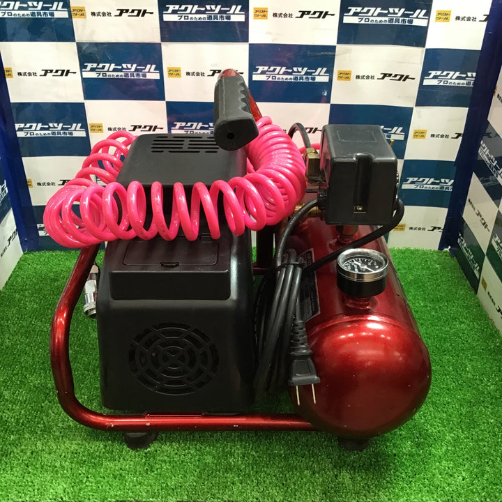 〇藤原産業 (SK11) オイルレス エアーコンプレッサー SR-045 タンク容量 4L SR-L04SPT-01【草加店】