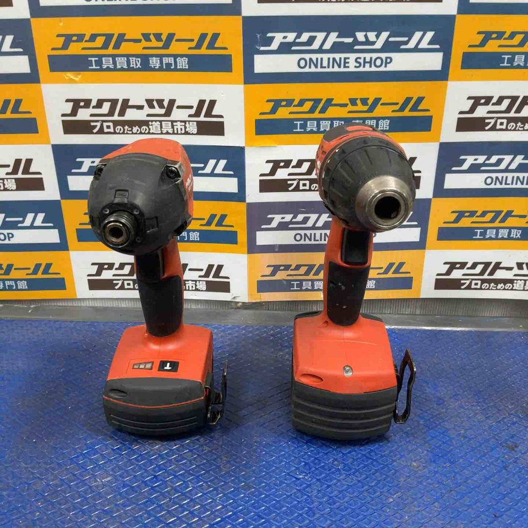 HILTI ヒルティ インパクトドライバー・ドリルドライバセット SID14-A、SFH14-A【草加店】