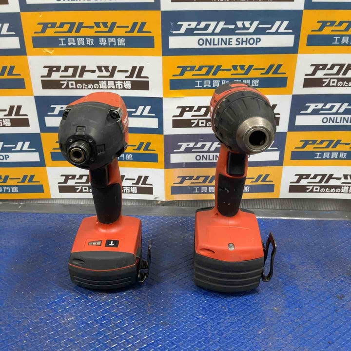 HILTI ヒルティ インパクトドライバー・ドリルドライバセット SID14-A、SFH14-A【草加店】
