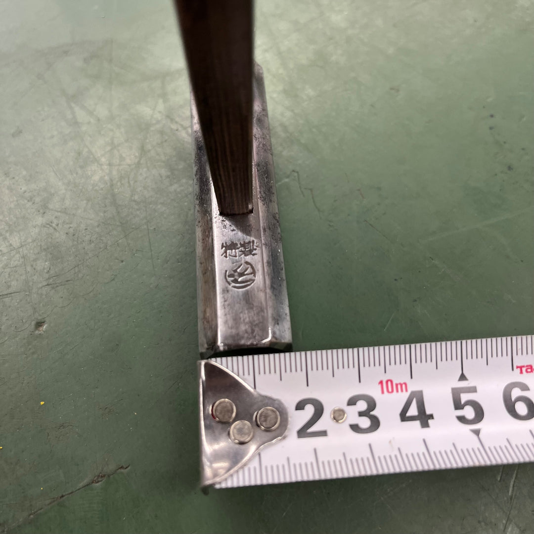 両口玄能 八角 燕のマーク? 50匁 手製新品柄付き 鉄刀木柄【戸田店】