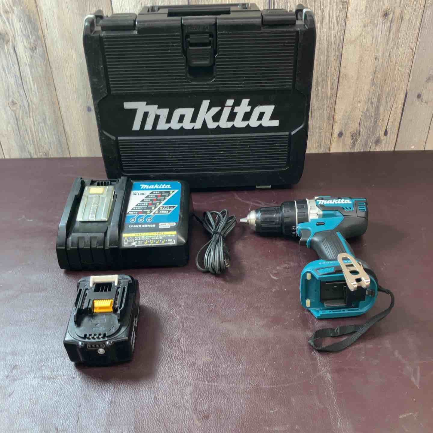 中古品】 マキタ(makita) 18V コードレス振動ドリルドライバー 