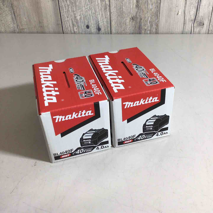 ★マキタ(makita) リチウムイオンバッテリー 40Vmax/4.0Ah BL4040F 2個セット【戸田店】