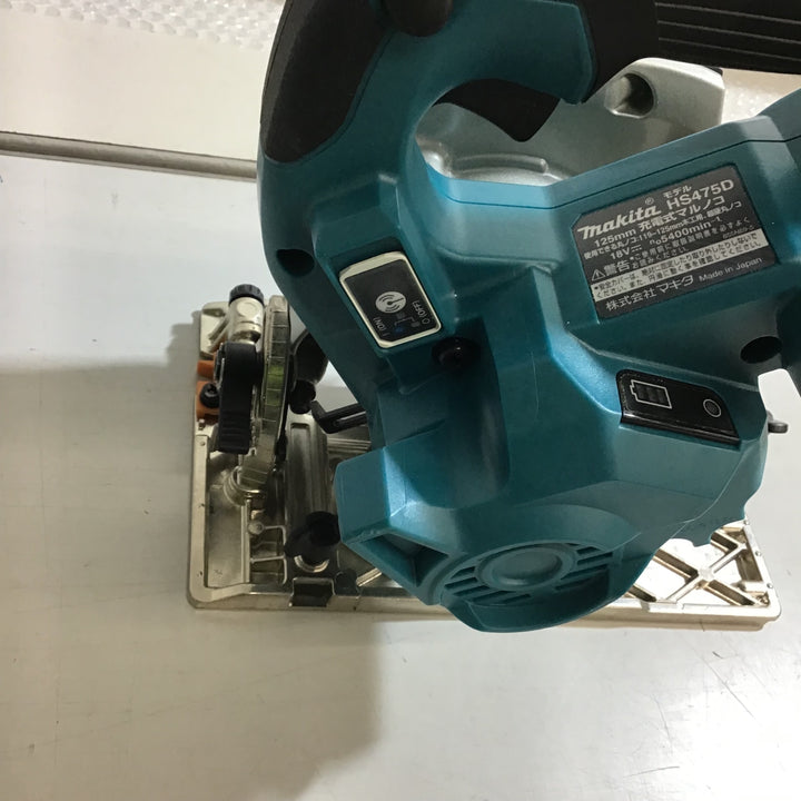 【中古品】★マキタ(makita) コードレス丸のこ 18V 125mm HS475DZ 本体のみ【戸田店】