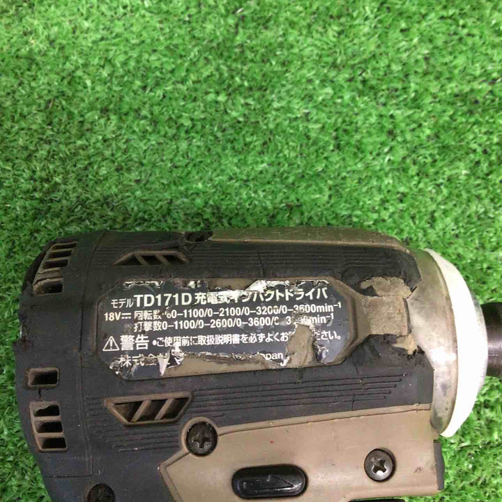 【現状品】 マキタ/makita コードレスインパクトドライバー TD171DZAB 【鴻巣店】