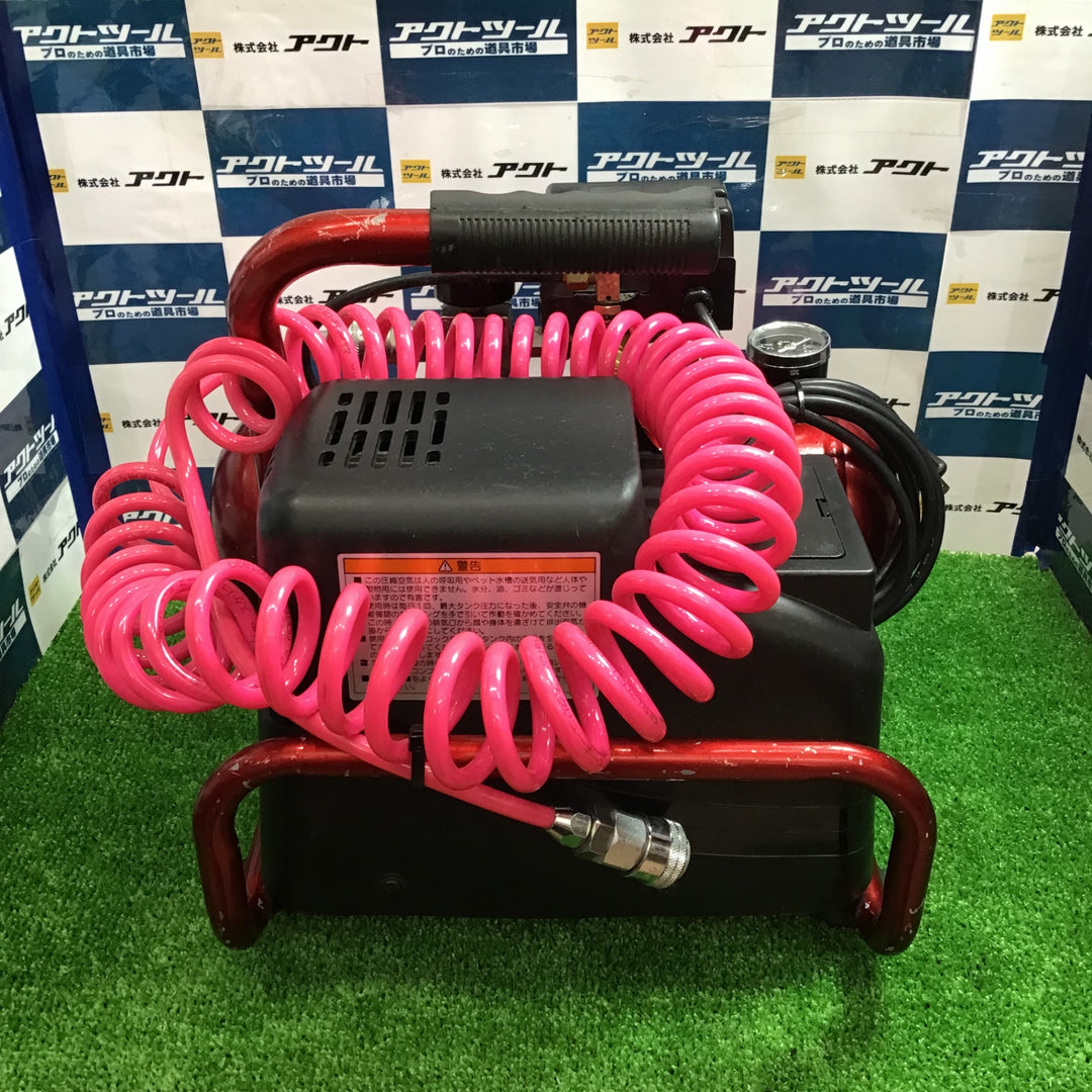 〇藤原産業 (SK11) オイルレス エアーコンプレッサー SR-045 タンク容量 4L SR-L04SPT-01【草加店】