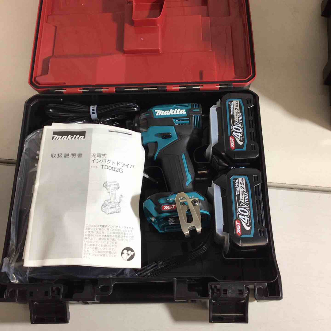 【未使用品】マキタ(makita) コードレスインパクトドライバー TD002GRDX 3台セット ブルー【戸田店】