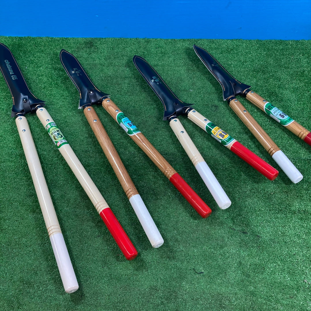 【未使用品(店頭展示品)】岡恒 刈込鋏 No.230(65)・204(55)・217(60)・216(55)計4本セット【岩槻店】