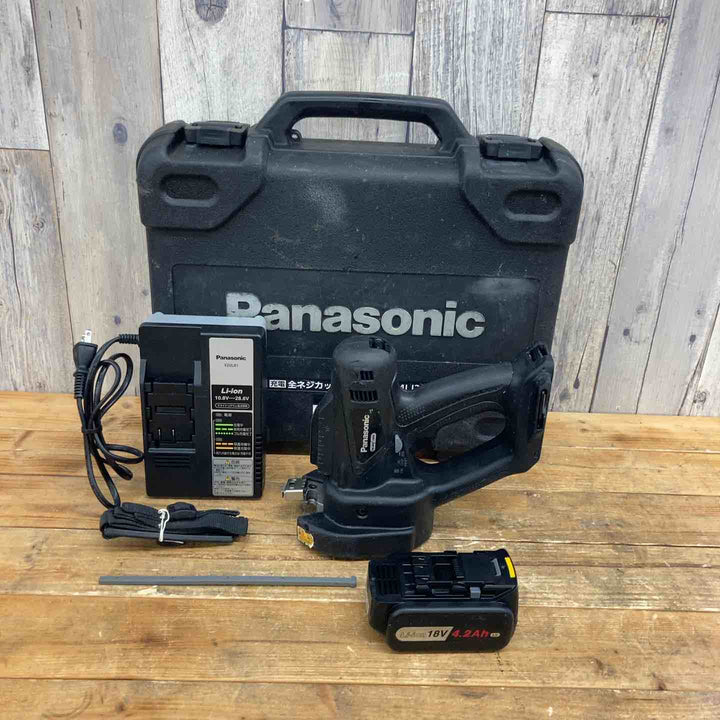 【タイムセール】 【中古品】 パナソニック(Panasonic) コードレス全ネジカッター EZ45A4LJ2G-B 18V セット品 動作良好 【東大和店】