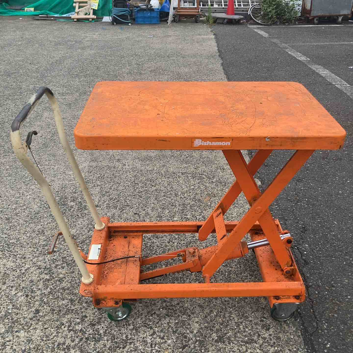 テーブルリフター BX25 ビシャモン 税込￥29,800-【店頭引取限定】【寄楽屋 きらくや 成田本店】 店頭受取り限定】BISHAMON ビシャモン テーブルリフター 250kg 昇降