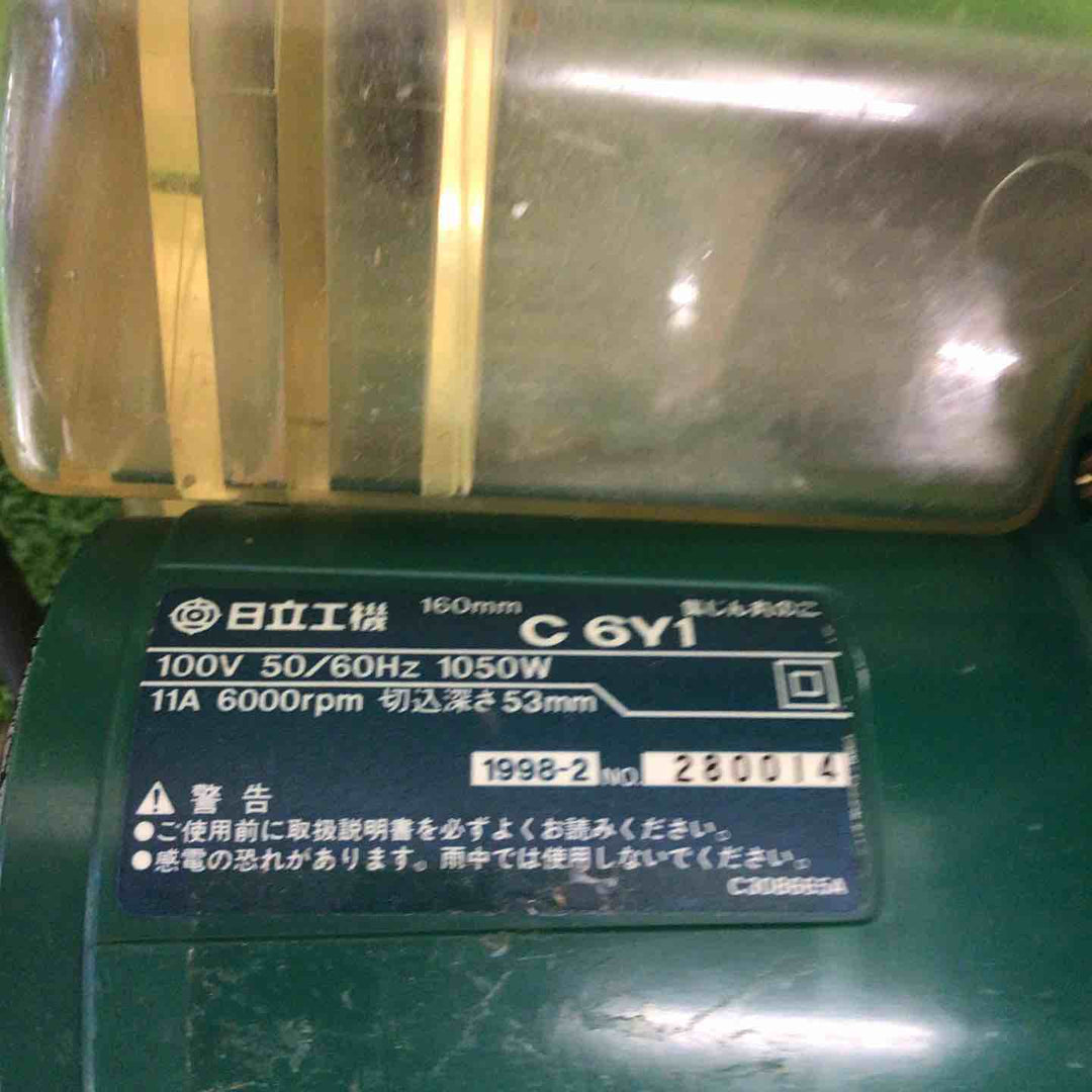 【現状品】 ハイコーキ/HIKOKI 集じん丸のこ C6Y1 【鴻巣店】