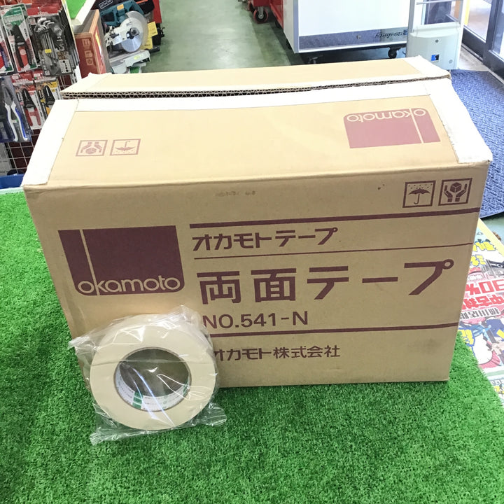 オカモト OKAMOTO 両面テープ 541-N 59巻 25mm×15m【桶川店】