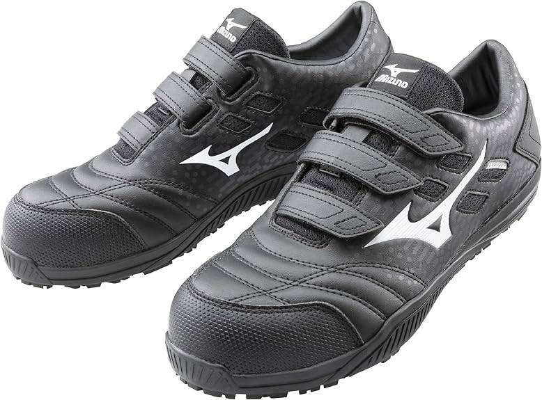 【未使用品】ミズノ 安全靴 オールマイティTD2 22L 【F1GA2301】 09:ブラック×ホワイト 26.0cm【桶川店】