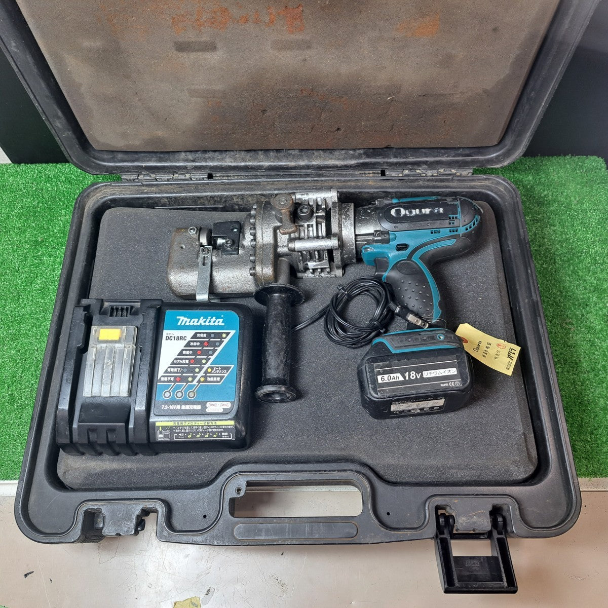 オグラ Ogura HPC-615DF 18V コードレスパンチャー【船橋馬込店】【店頭取引限定】【中古】ITNB3XSBOT3M Ogura/オグラ コードレスパンチャー HPC-615DF－中古機械工具・電動