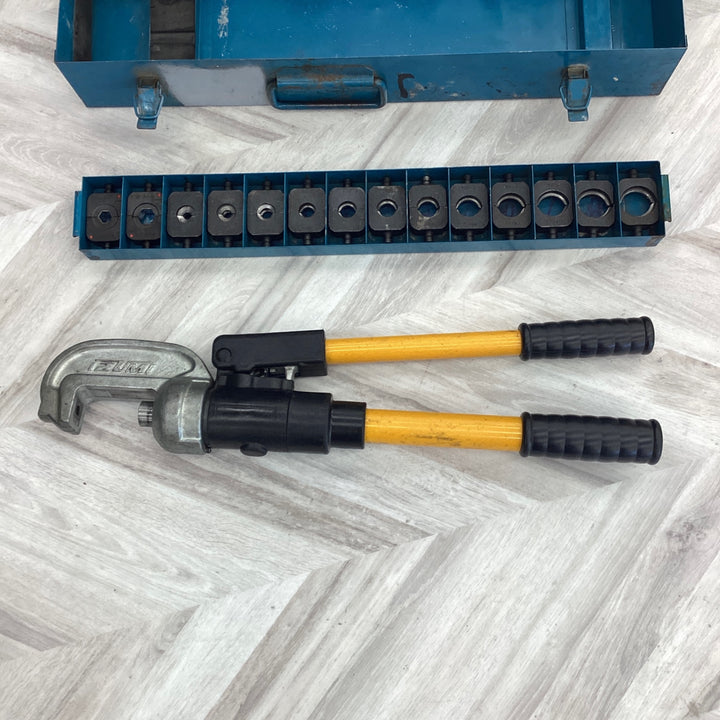 〇泉精器(IZUMI)  T型手動油圧式圧縮工具 EP-365【越谷店】