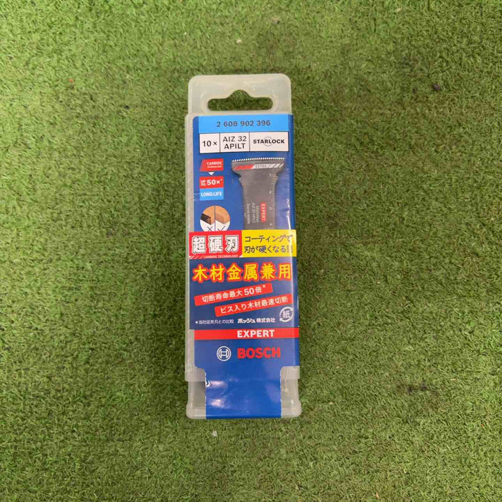 ▼ボッシュ マルチツールブレード(カットソー)スターロック 超硬+エクストラコーティング 木材&金属用 AIZ32APILT 10枚
