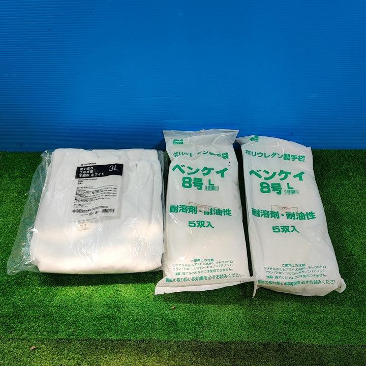 手袋セット メガトン22個・ベンケイ8号2個・つなぎ 【岩槻店】