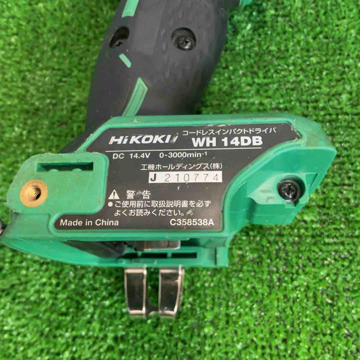 ★ハイコーキ(HIKOKI ※旧:日立工機) コードレスインパクトドライバー WH14DB(2SC)【草加店】